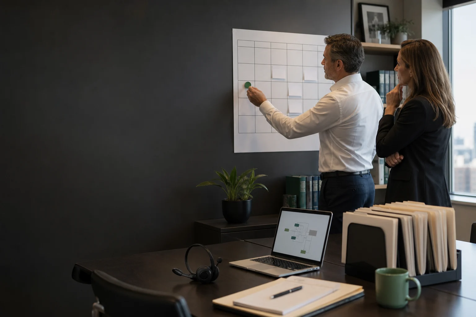 A personal injury firm owner and operations lead beginning a focused four-week AI plan
