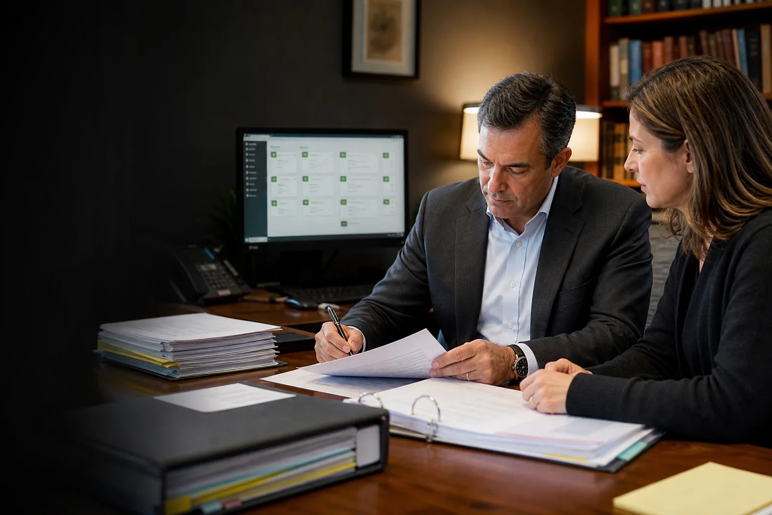 A small personal injury law firm reviewing AI-assisted legal work